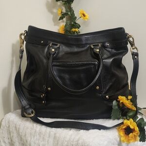 Cole Haan Black Leather Shoulder Bag